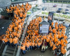 The employees of CSI mark PAD Awareness Month