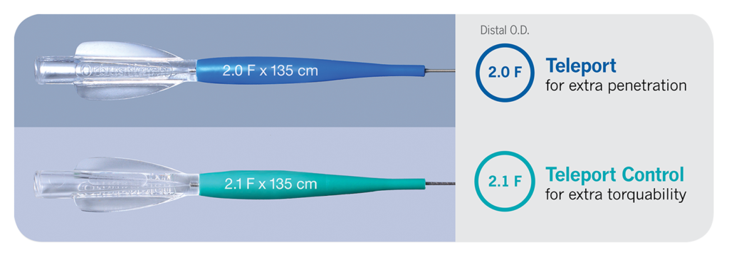 Teleport Microcatheter manifolds